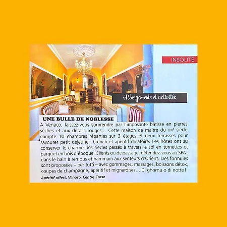 U Palazzu & Hotel Venaco (Corsica)